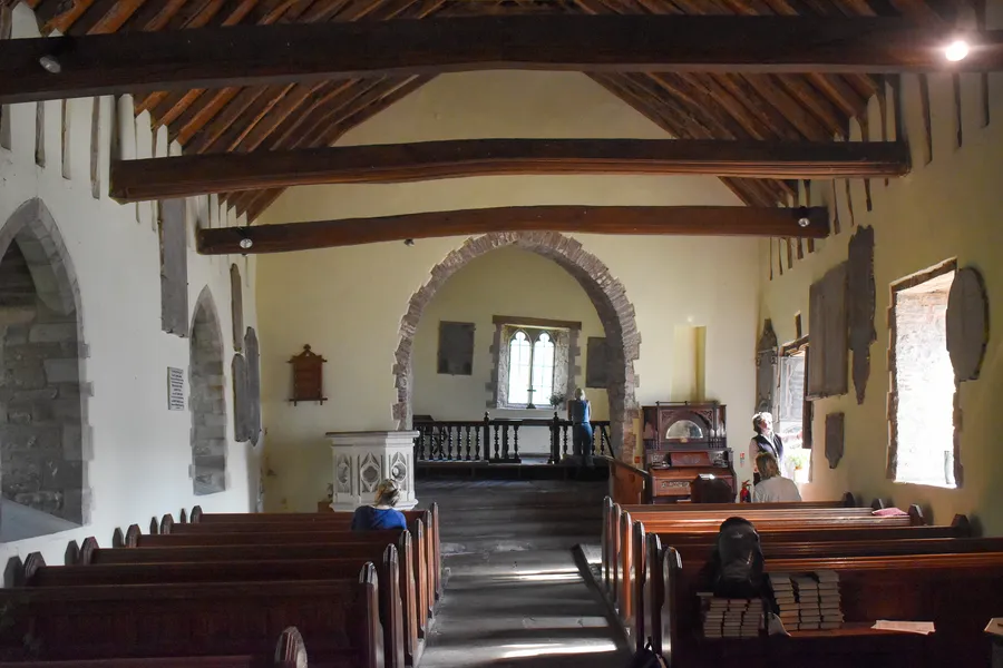 Wonky Cwmyoy Church