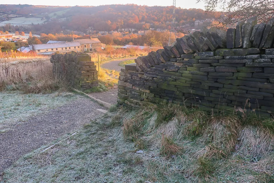 Descending towards Anne’s Estate (Shibden Estate)