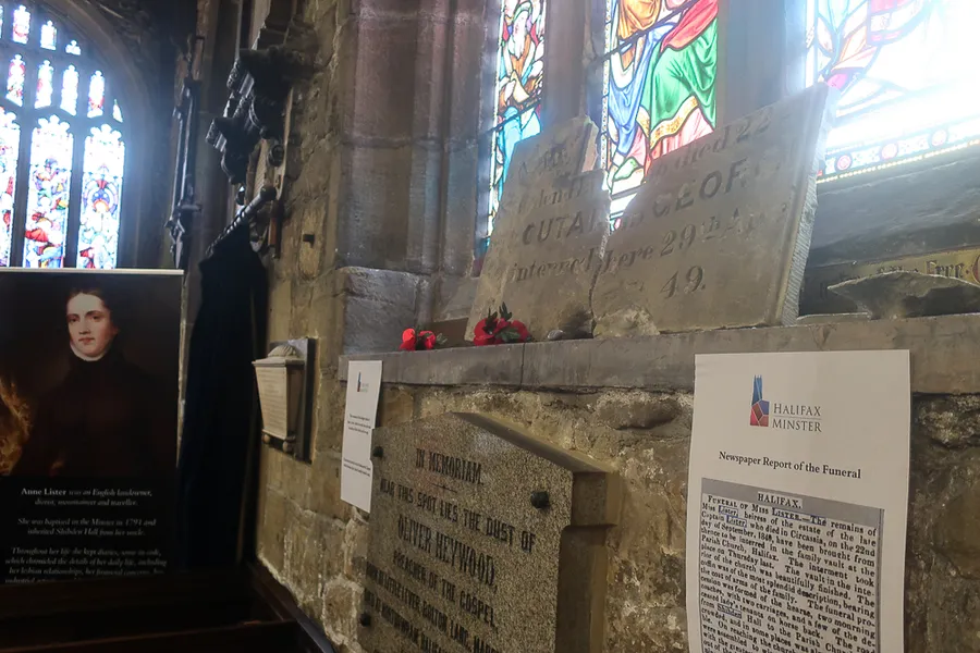 The end place of the pilgrimage and current site of Anne’s gravestone and site of the family vault