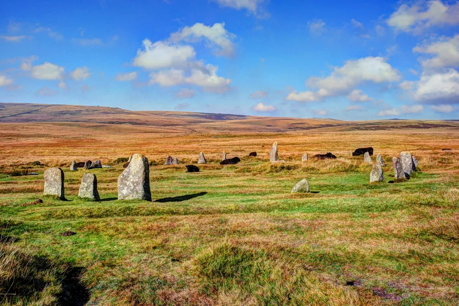 Scorhill Bronze Age Stone Circle, Dartmoor
