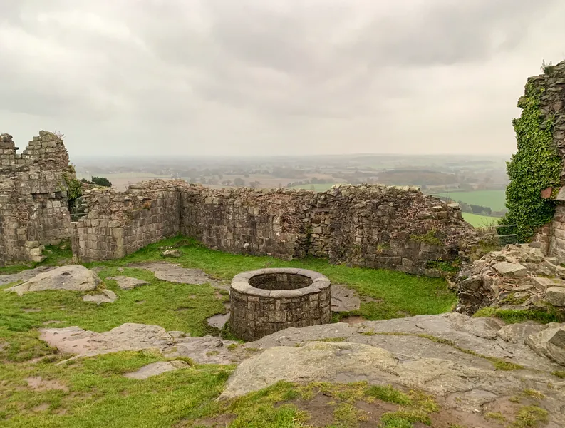 380-ft deep well of Beeston Castle Inner Keep