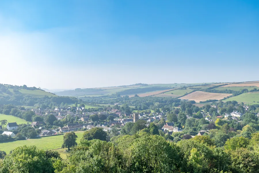 Cerne Abbas from Giant Hill