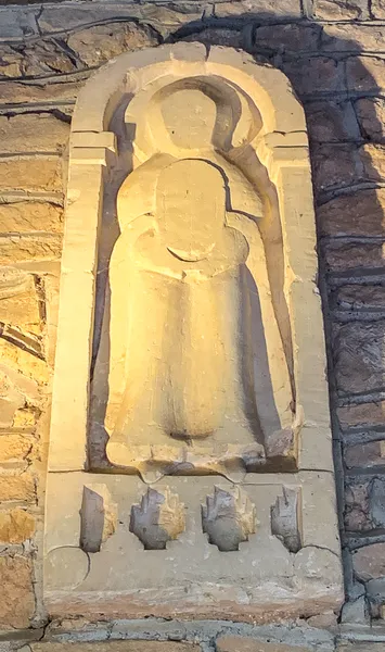 C8th Virgin and Child - Deerhurst Church Porch