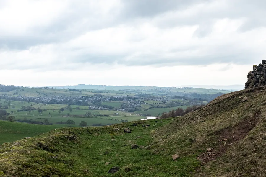 Youlgreave from Castle Ring