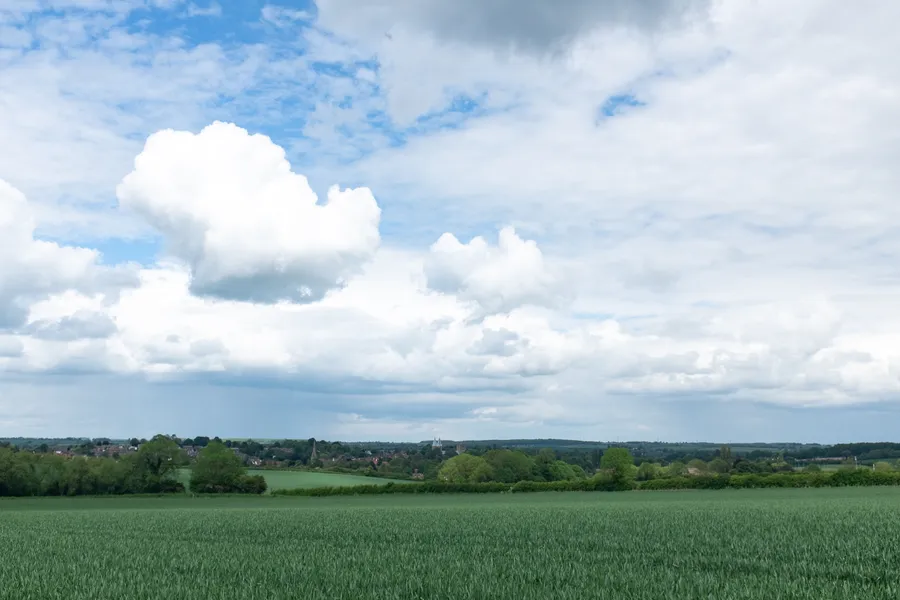 Final approach to Southwell Minster