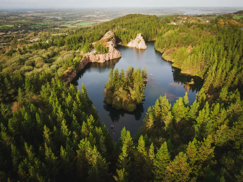 Forth Mountain Lake Aerial