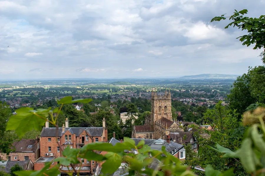 Great Malvern Priory, founded by Aldwyn, encouraged by Wulfstan
