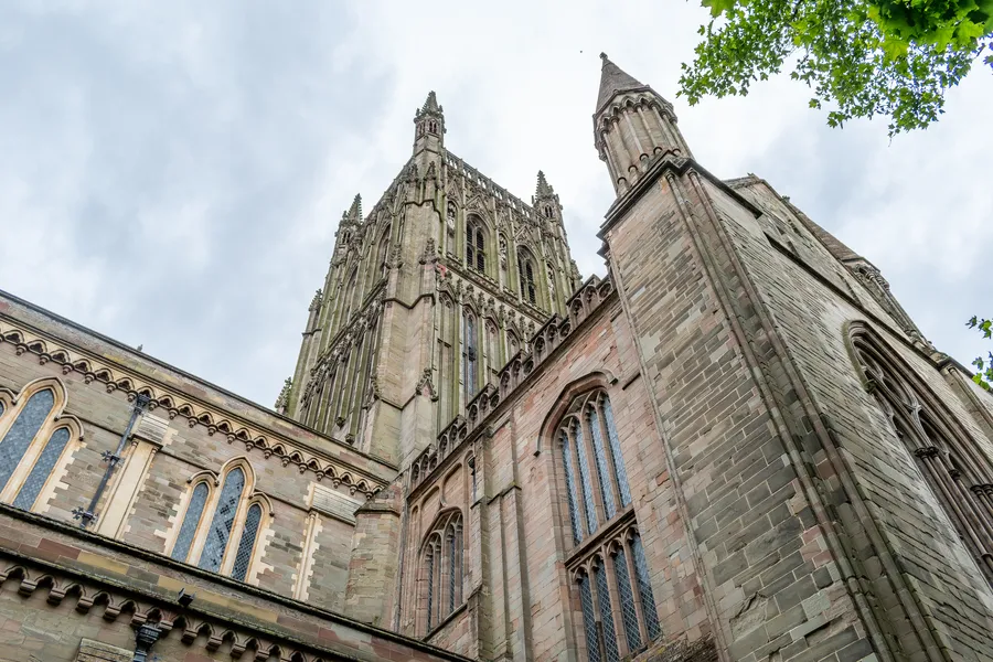 Worcester Cathedral, North East side.