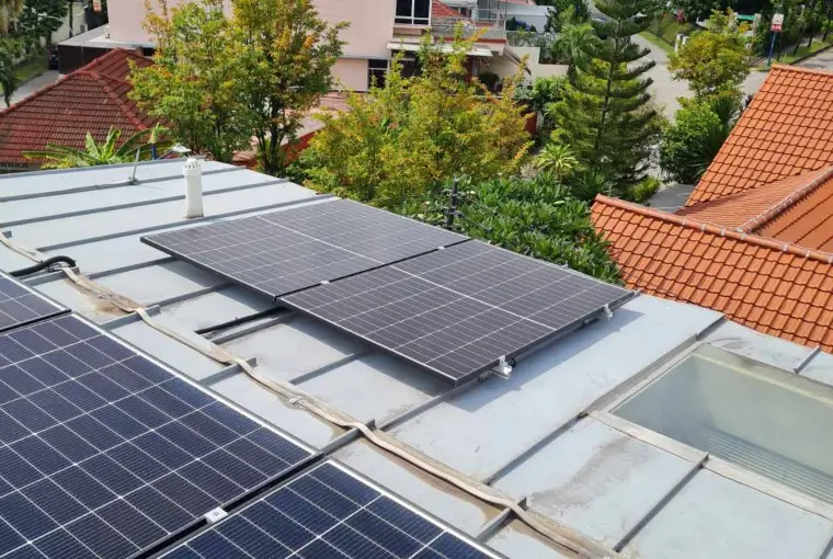 Sunollo solar installation project at Penhurst Place Singapore