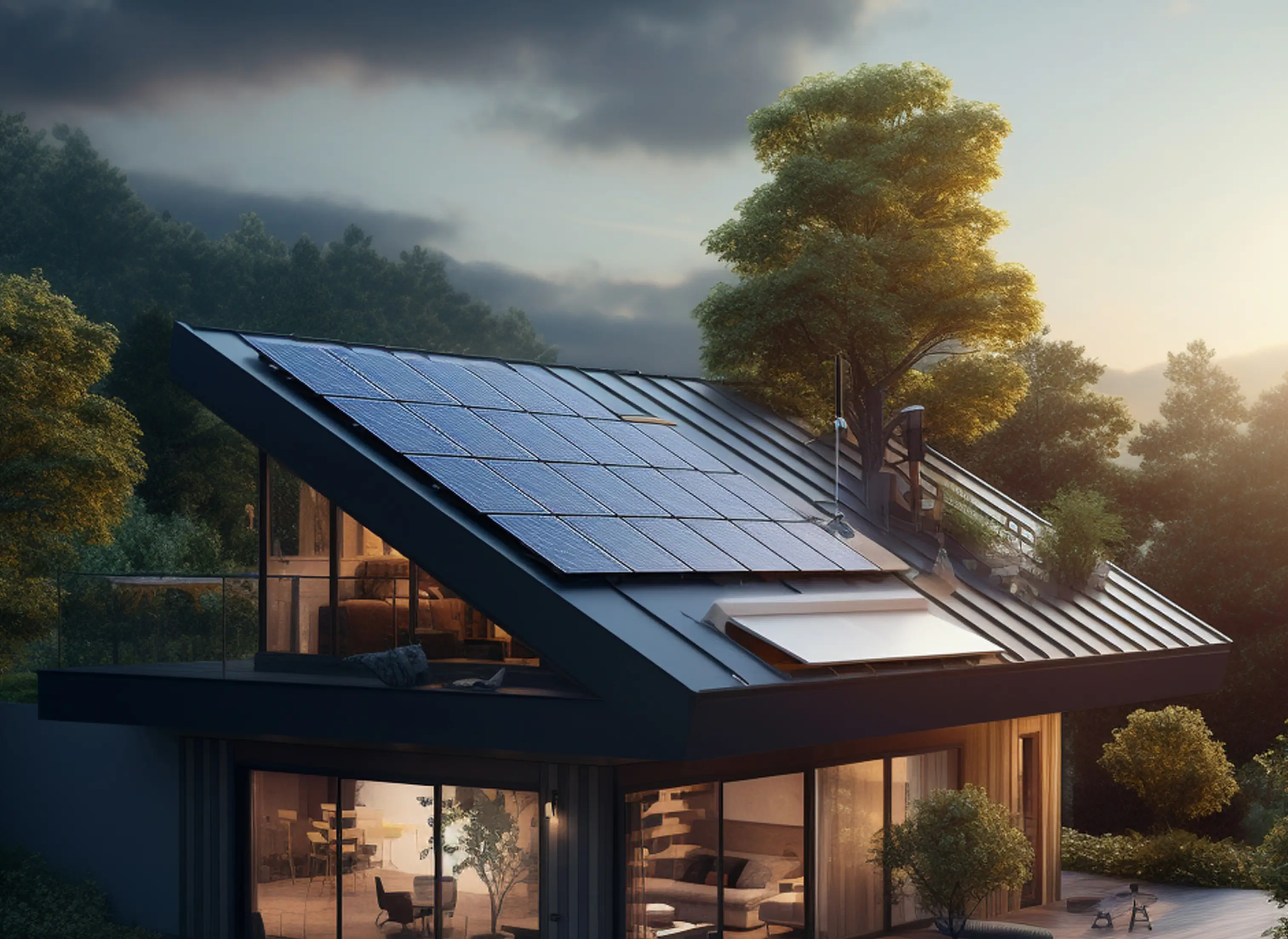 Solar panels on a tiled pitched roof in Singapore — Sunollo installation