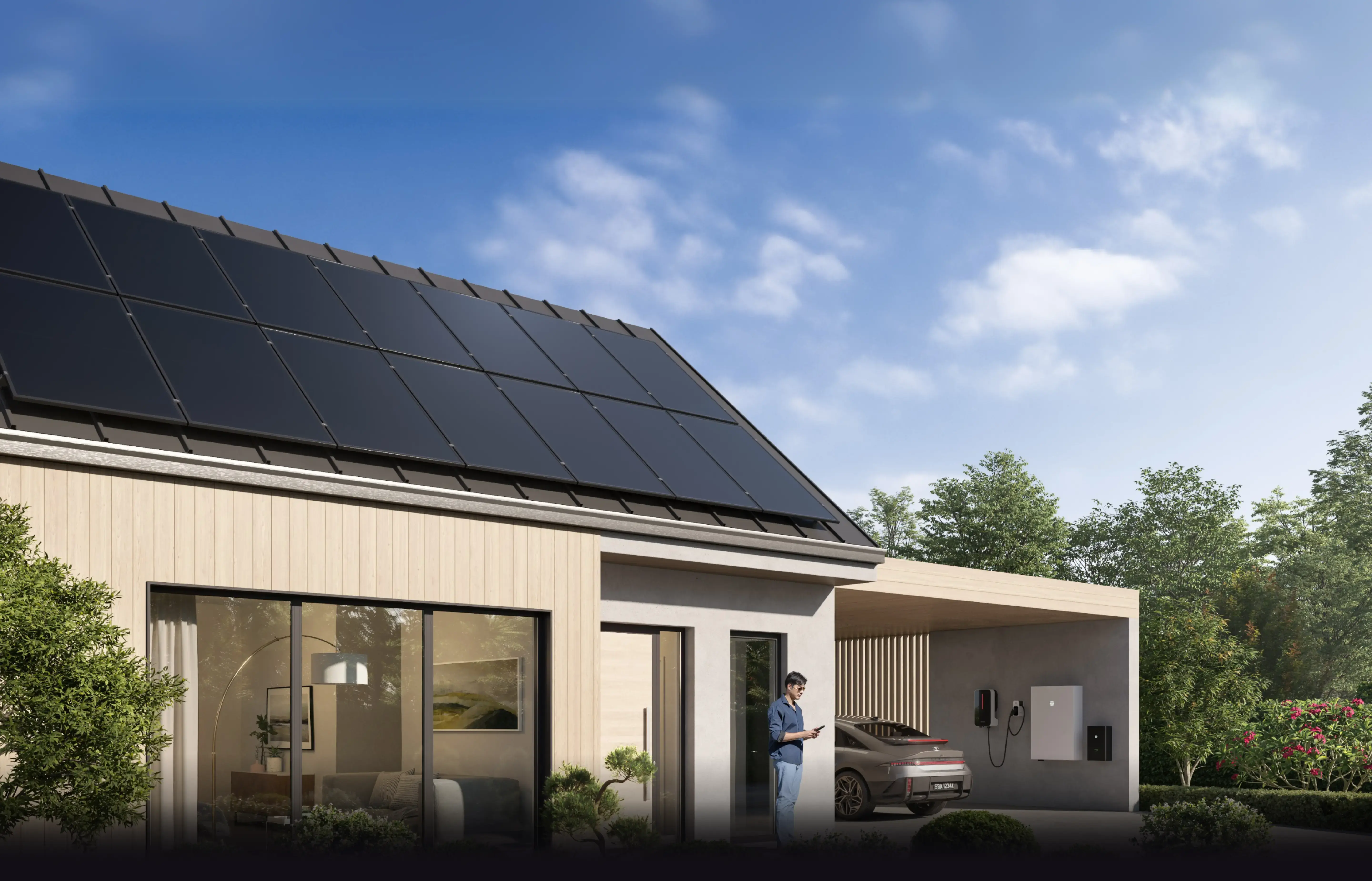 Flower Road 13.95kWp clean solar installation by Sunollo