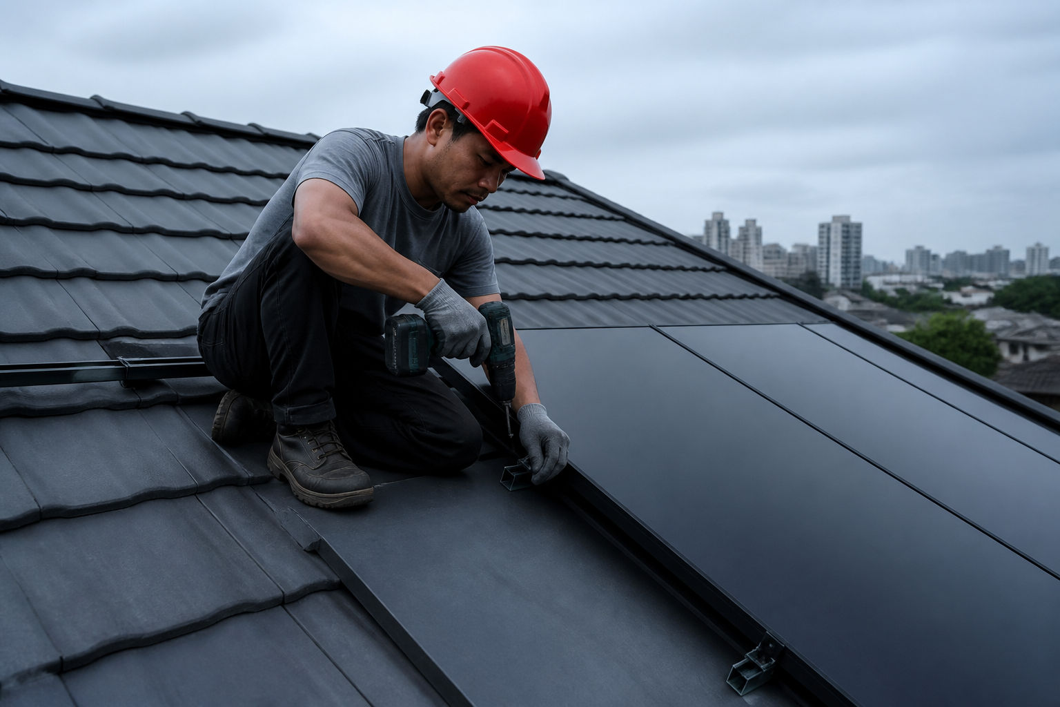Sunollo solar installation on landed property