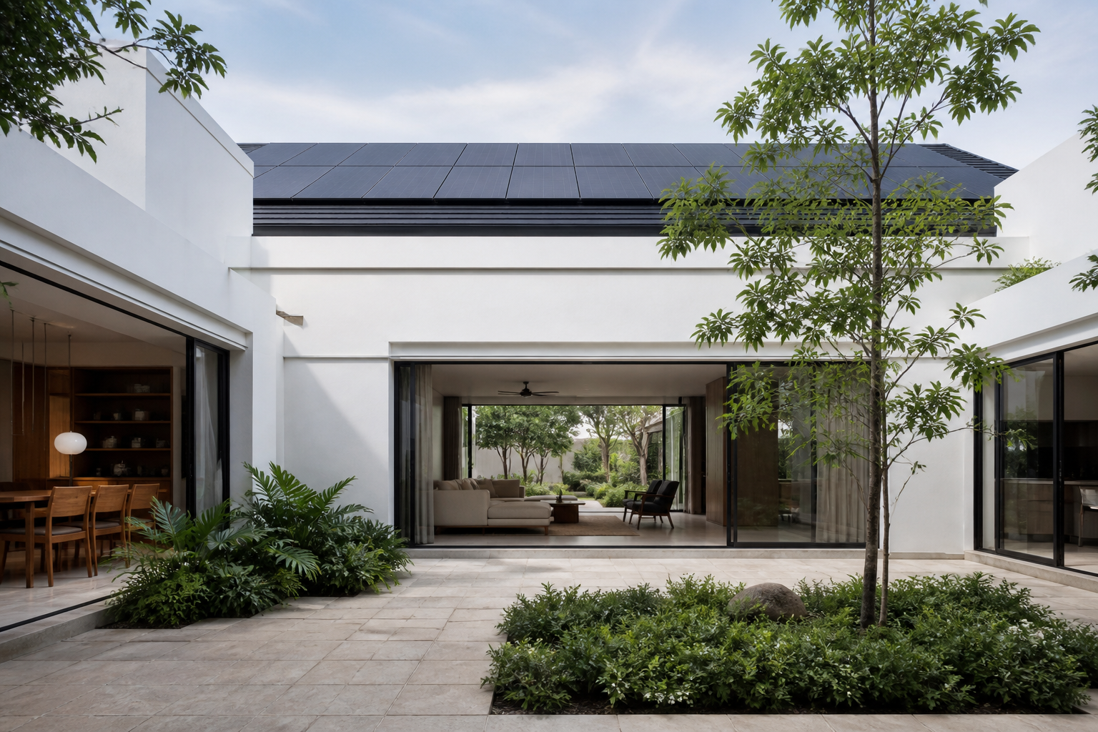 Clean energy home with premium Eclipse solar panels