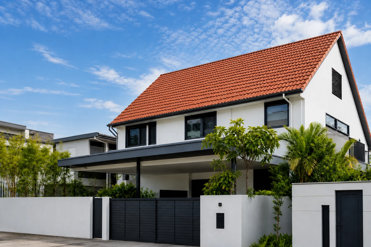Singapore home without solar — full grid power