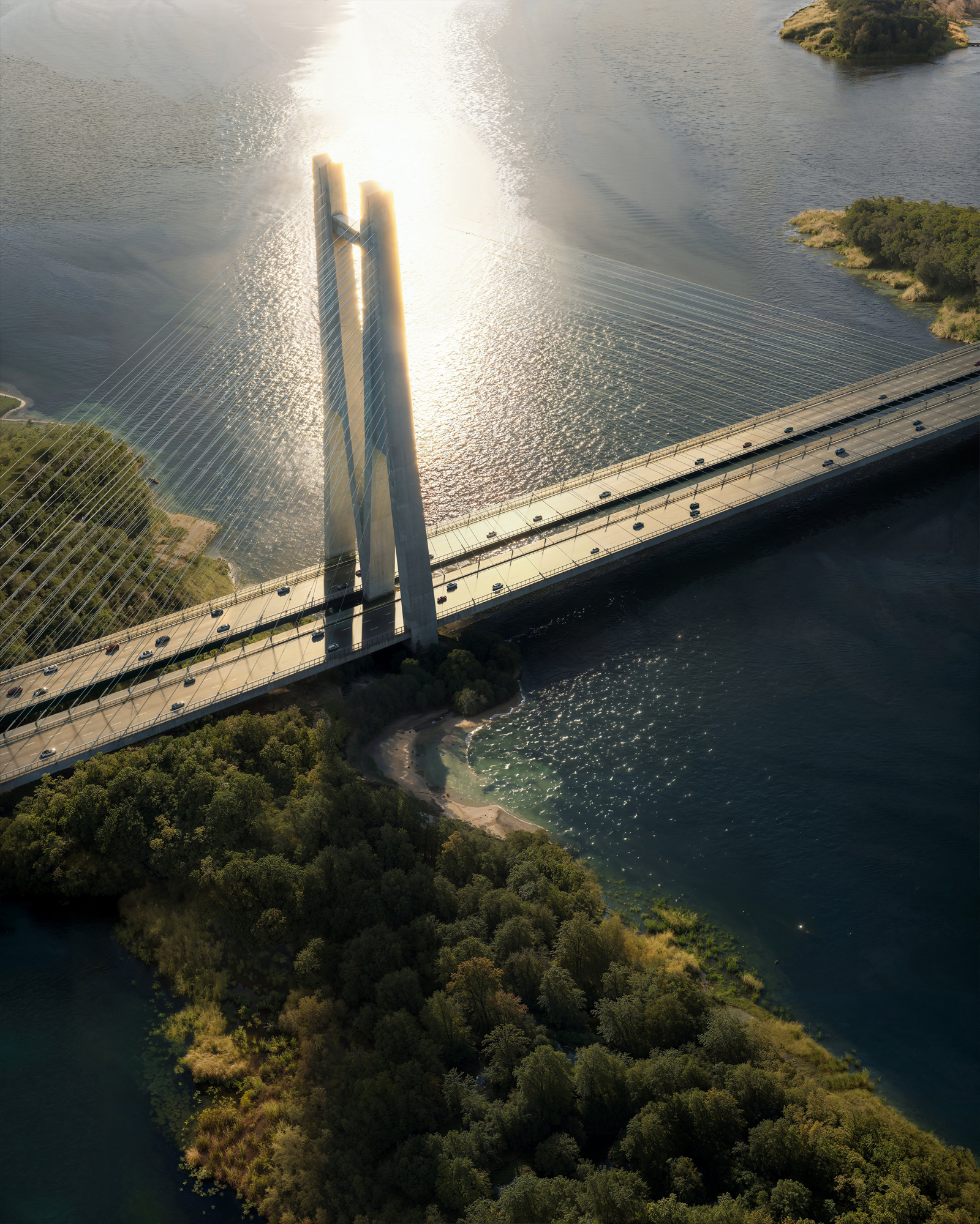 Dnipro Bridge, Ukrainka

