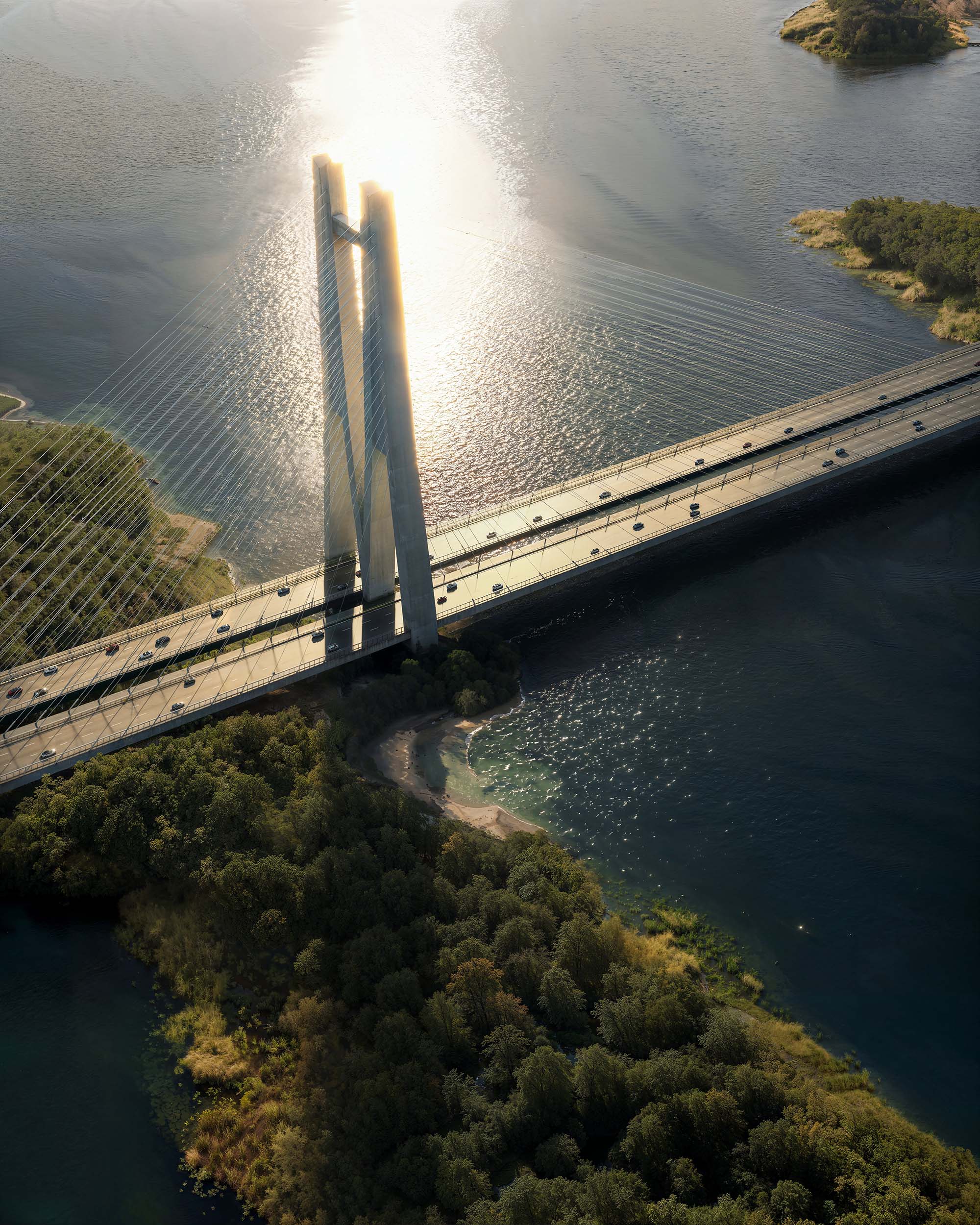 Dnipro Bridge, Ukrainka

