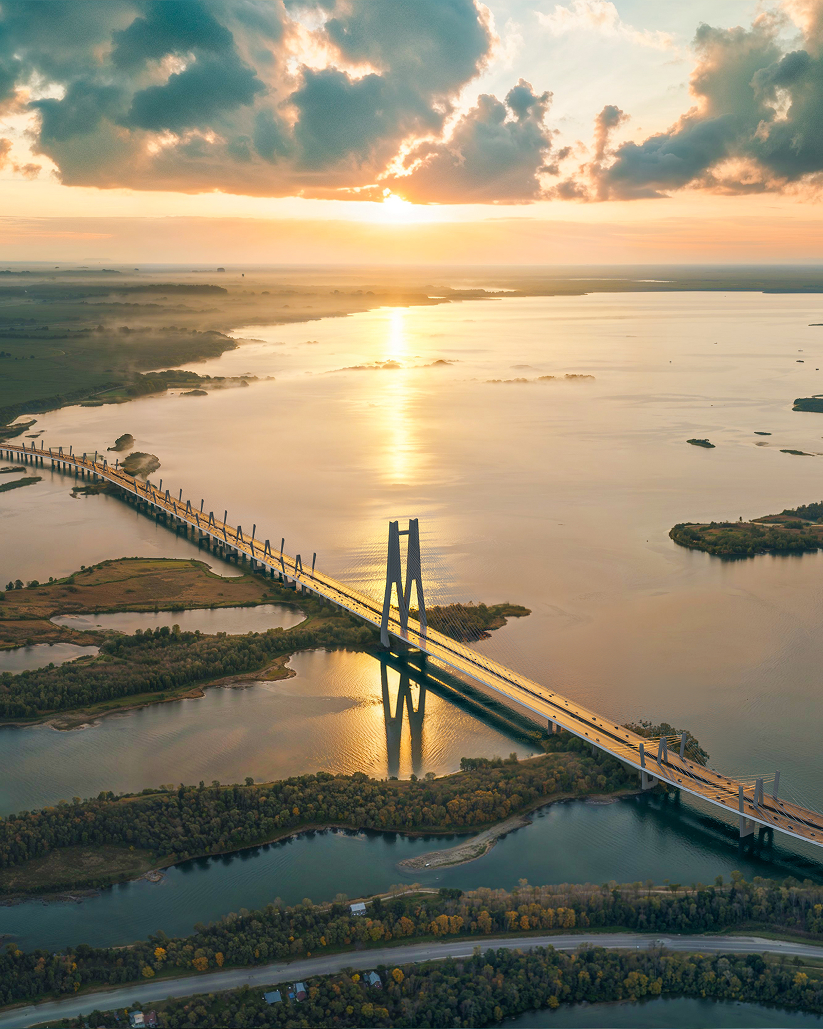 Dnipro Bridge, Ukrainka
