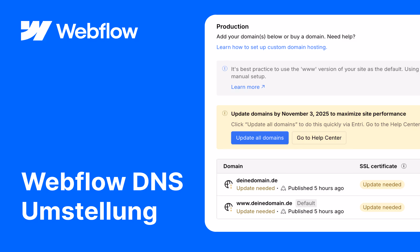 Webflow DNS Umstellung: Das musst du zur Cloudflare-Migration wissen