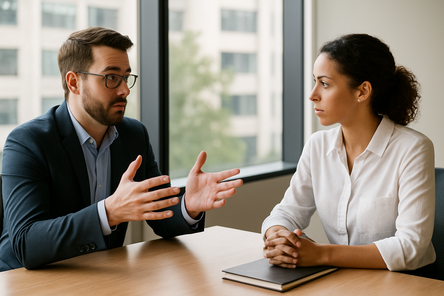 un employé qui fait preuve d'empathie client