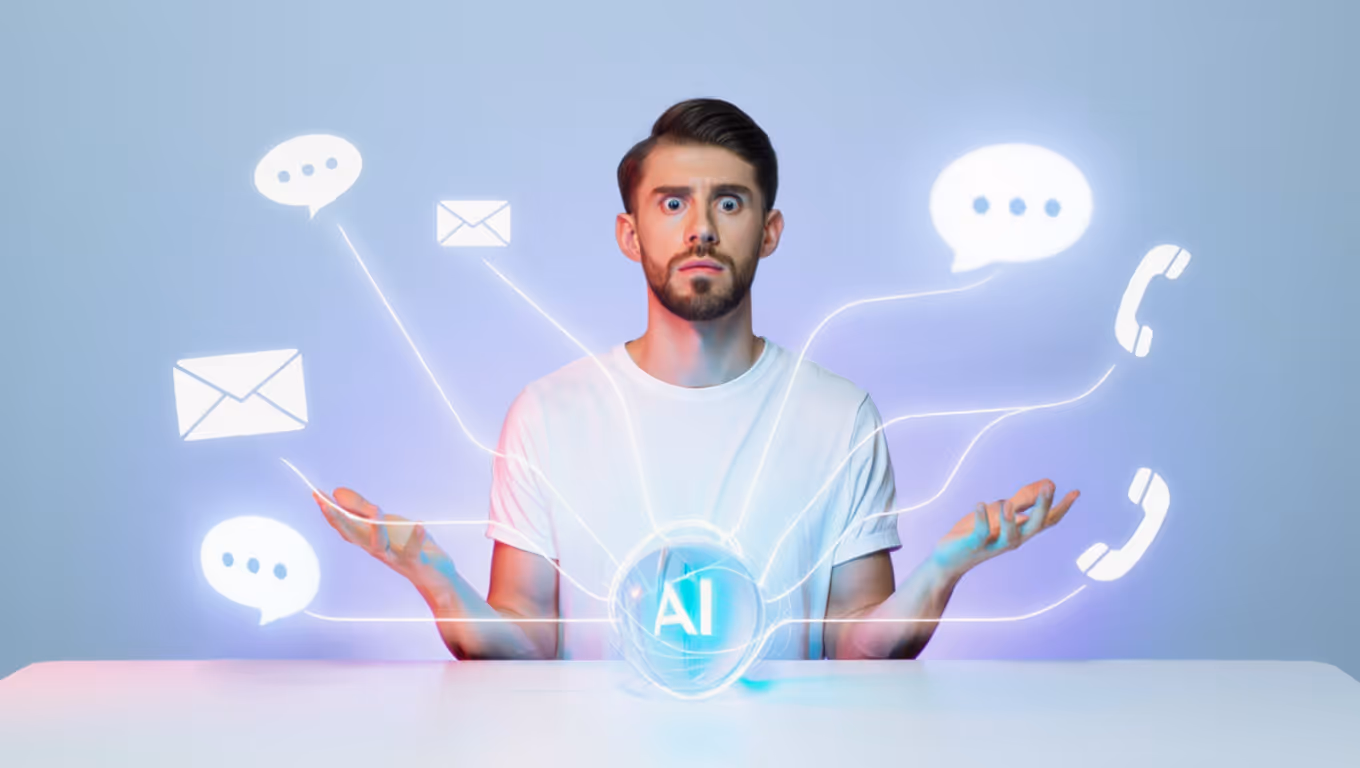 intelligence artificielle relation client avec interface digitale et interactions multicanales en service client