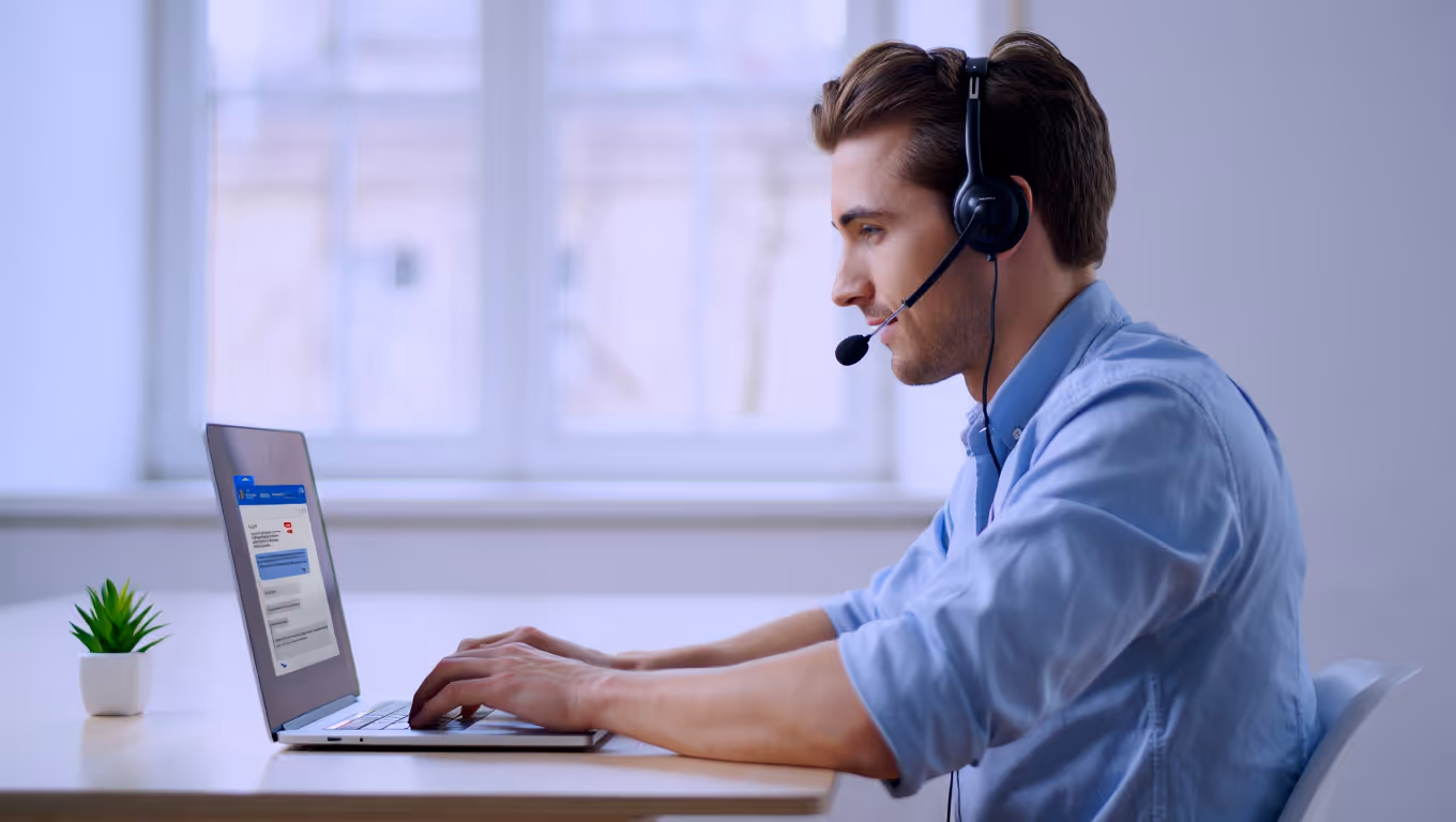 agent virtuel - conseiller service client avec interface conversationnelle IA