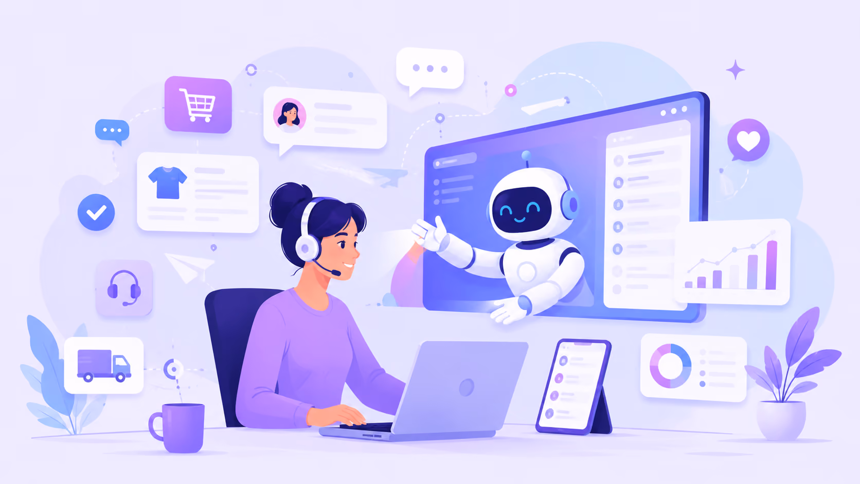 meilleures solutions d'agent IA pour le service client e-commerce