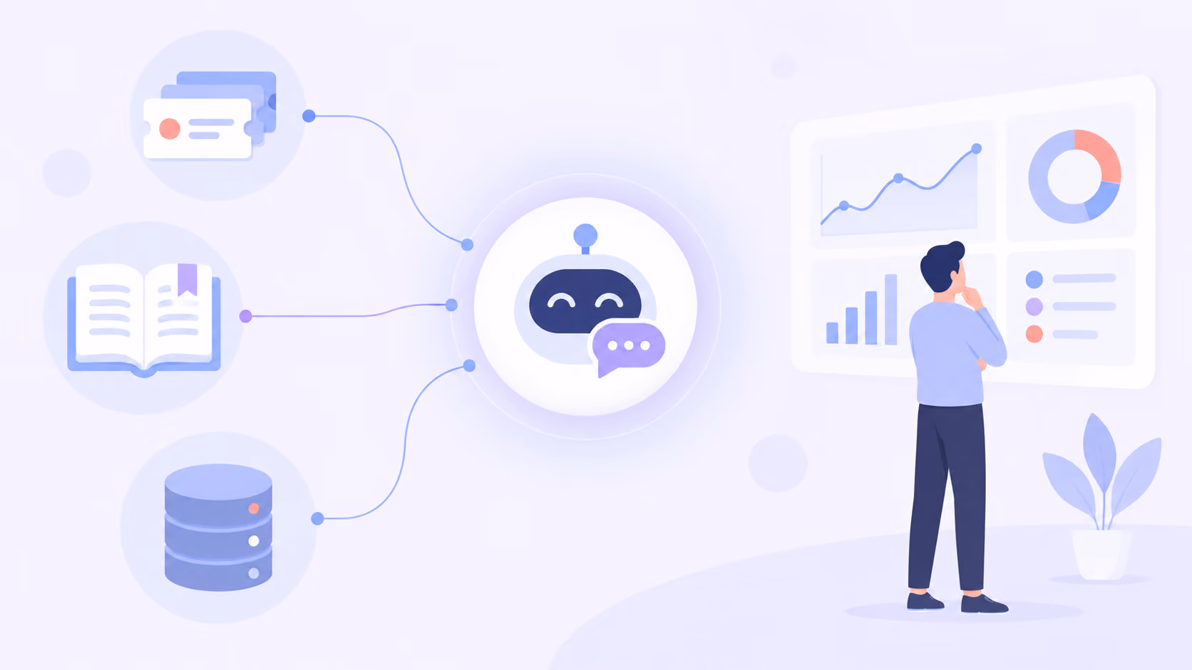 donnees ia service client