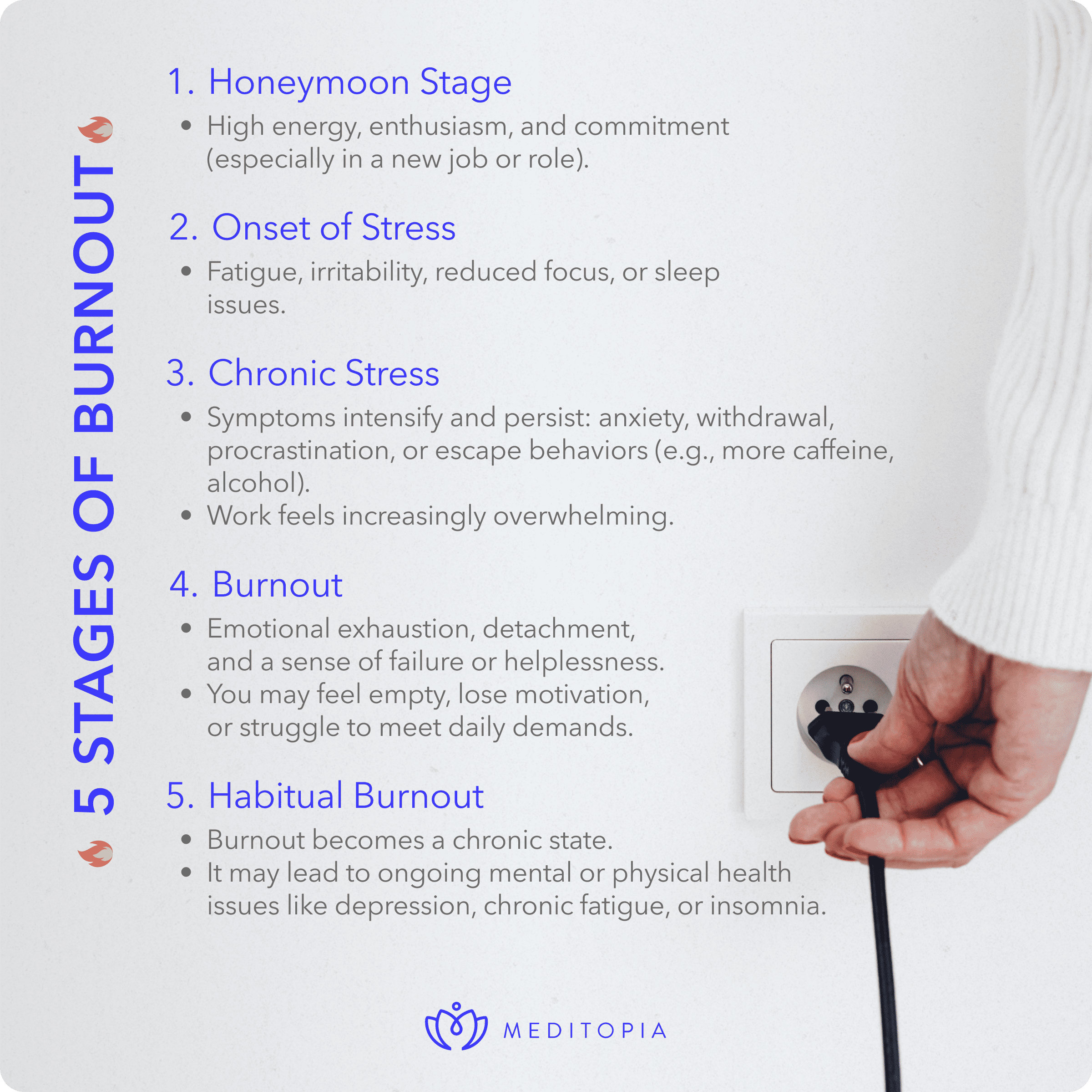 the 5 stages of burnout