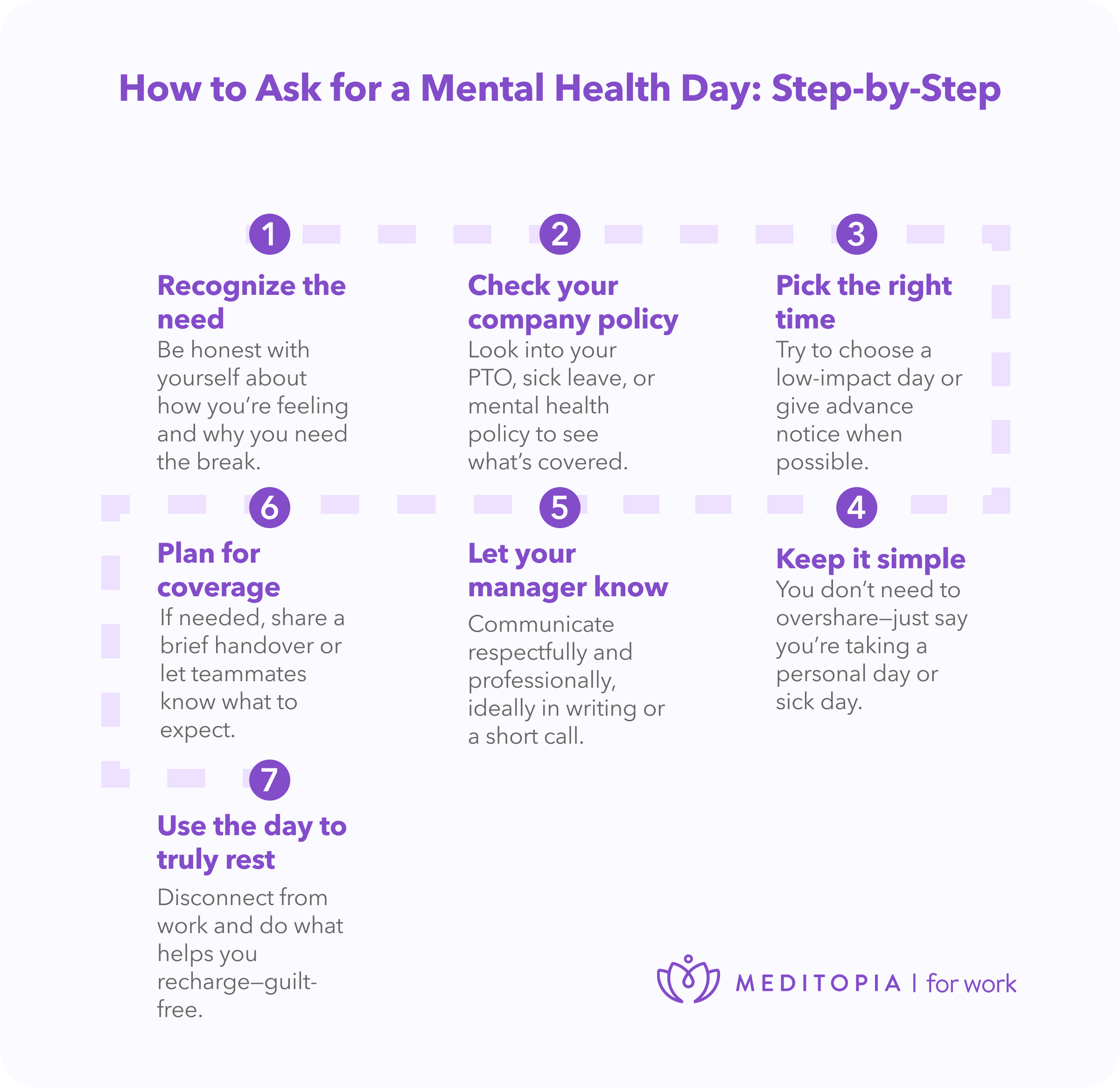 How to Ask for a Mental Health Day: Step-by-Step