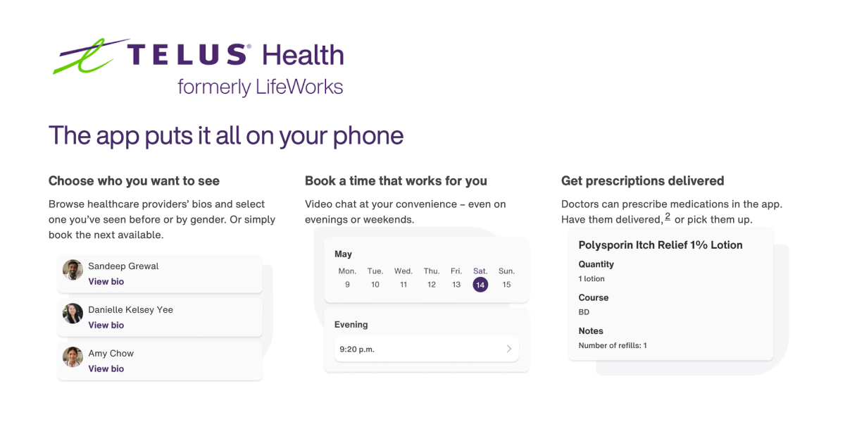 lifeworks, as part of telus health, supports employee wellbeing in canada