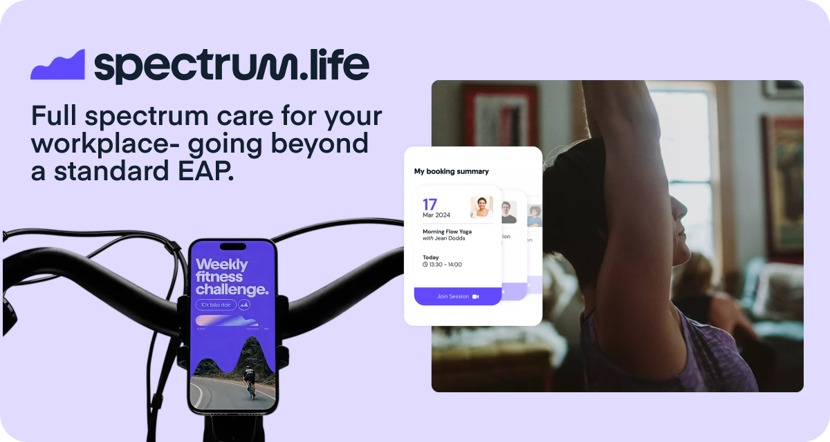 spectrum life is a wellness provider in the uk, focused on medical helpines and content library for emotional regulation