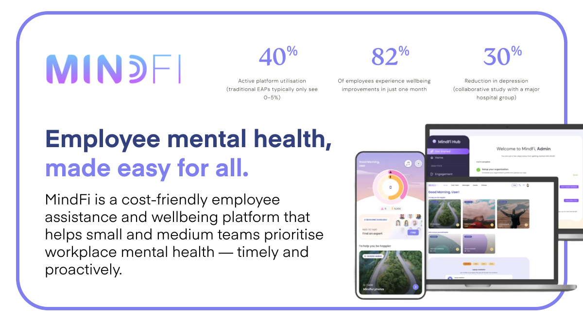 mindfi is a wellness company that supports employees in vietnam through burnout prevention