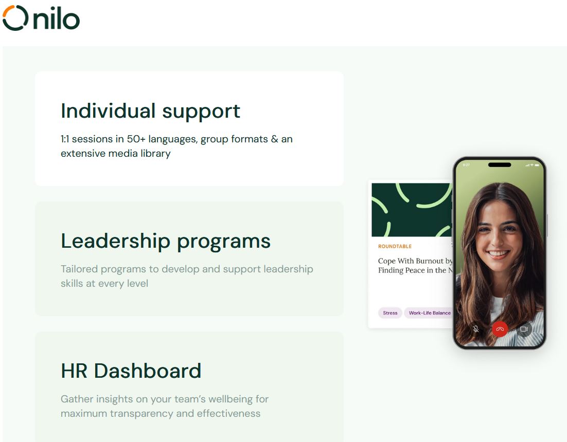 nilo health operates globally and offers multilingual employee mental health support
