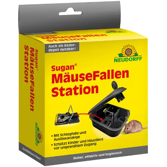 Neudorff Sugan Mäusefallen Station