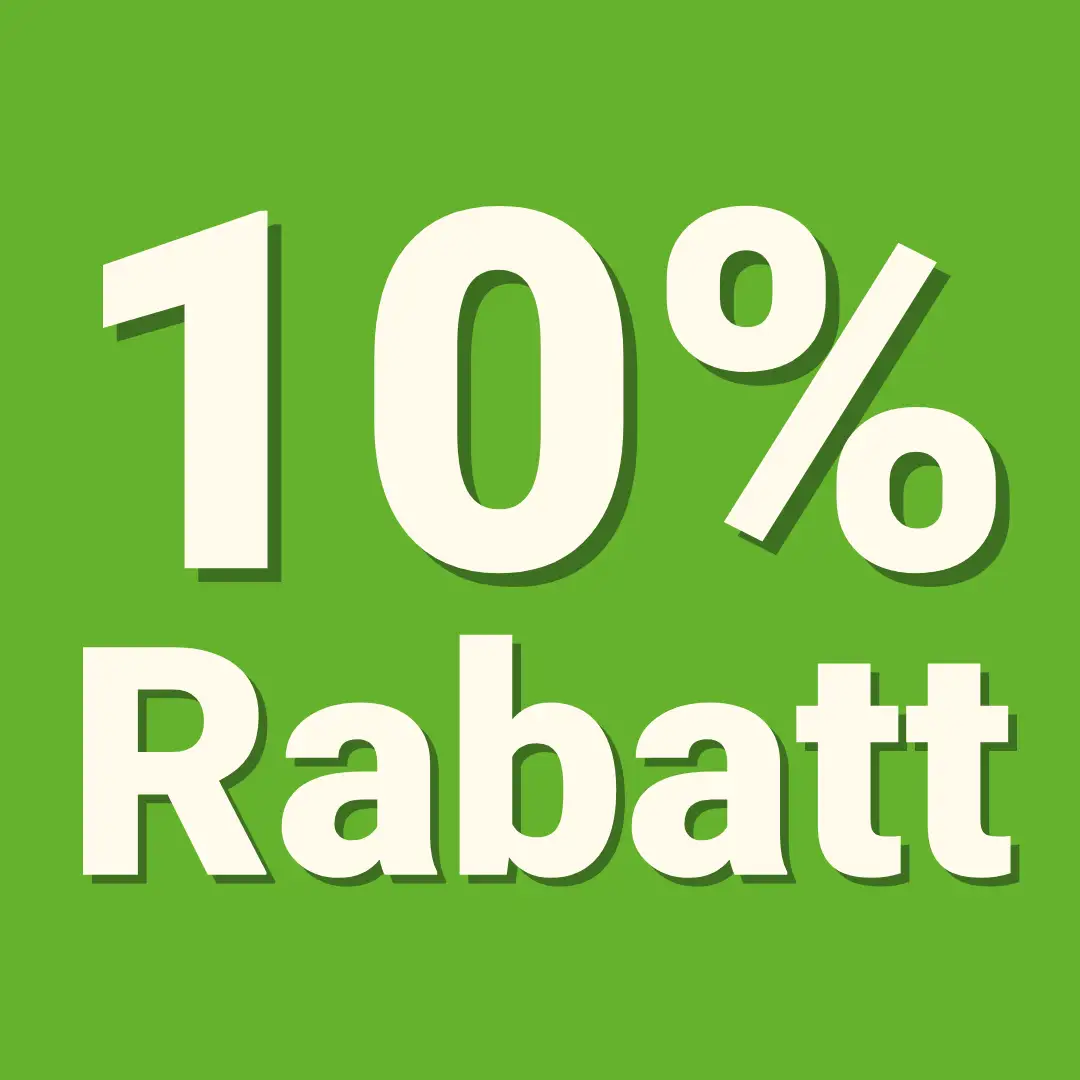 10 % Rabatt auf einen Artikel