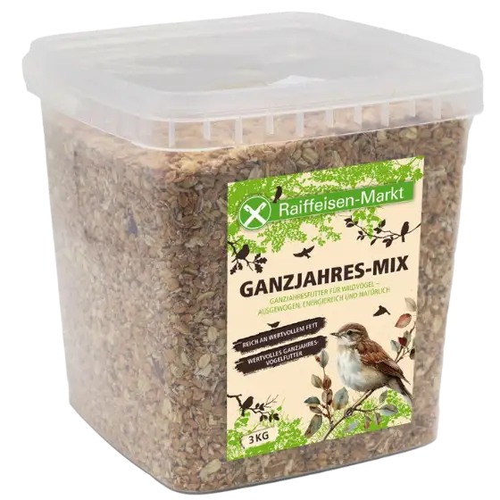 Raiffeisen Ganzjahres-Mix 3 kg Eimer