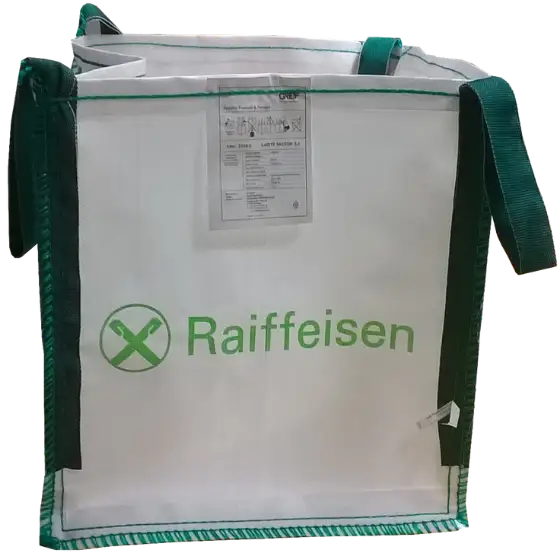 Raiffeisen Gartensack weiß, 50x50x60cm, selbststehend