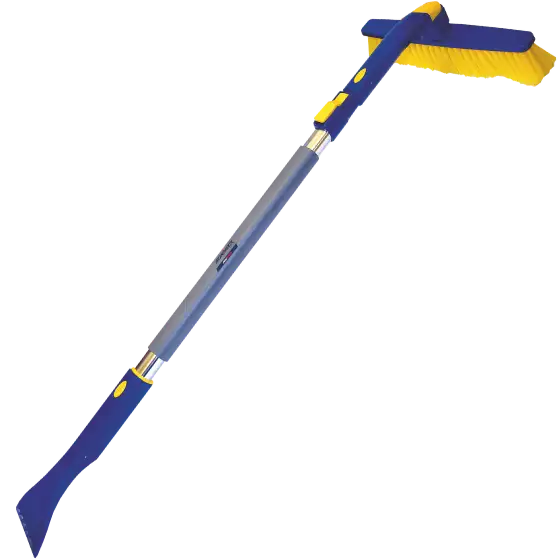 Eiskratzer m. Teleskopstiel u. Besen