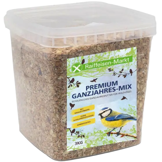Raiffeisen Premium Ganzjahres-Mix, 3 kg Eimer