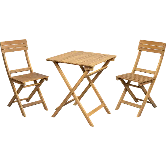 Bistro Set Catania, 3 tlg., Akazie