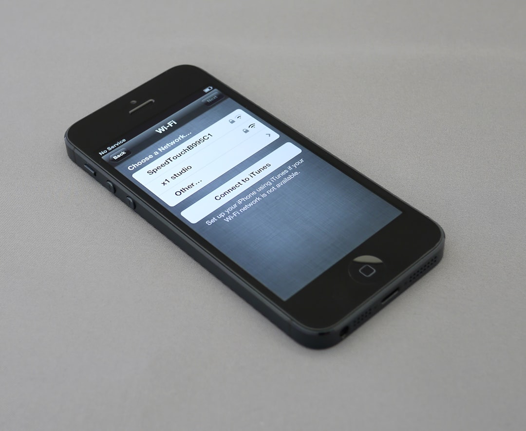 Black iPhone 5 for "How Minimalist Navigation is Reshaping Small Business Websites: A Practical Guide to Staying Current"