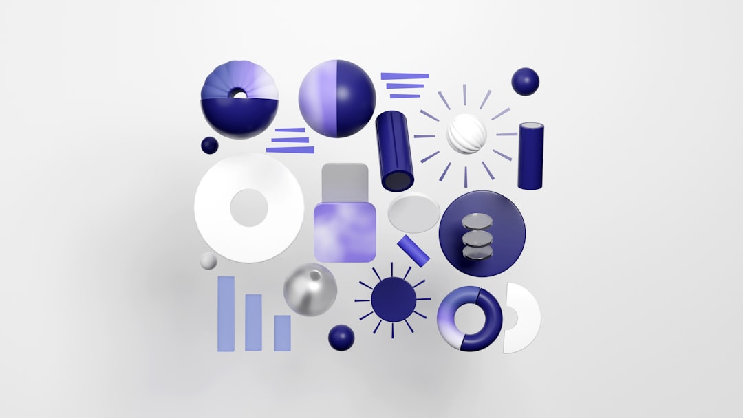 A white wall with a blue and white design on it for How to Optimize Your Website's Internal Linking Structure for Better SEO Rankings