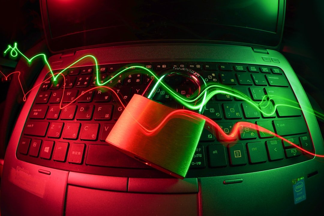 Black and red laptop computer for "5 Essential Security Checks Every Small Business Website Needs Before Going Live"
