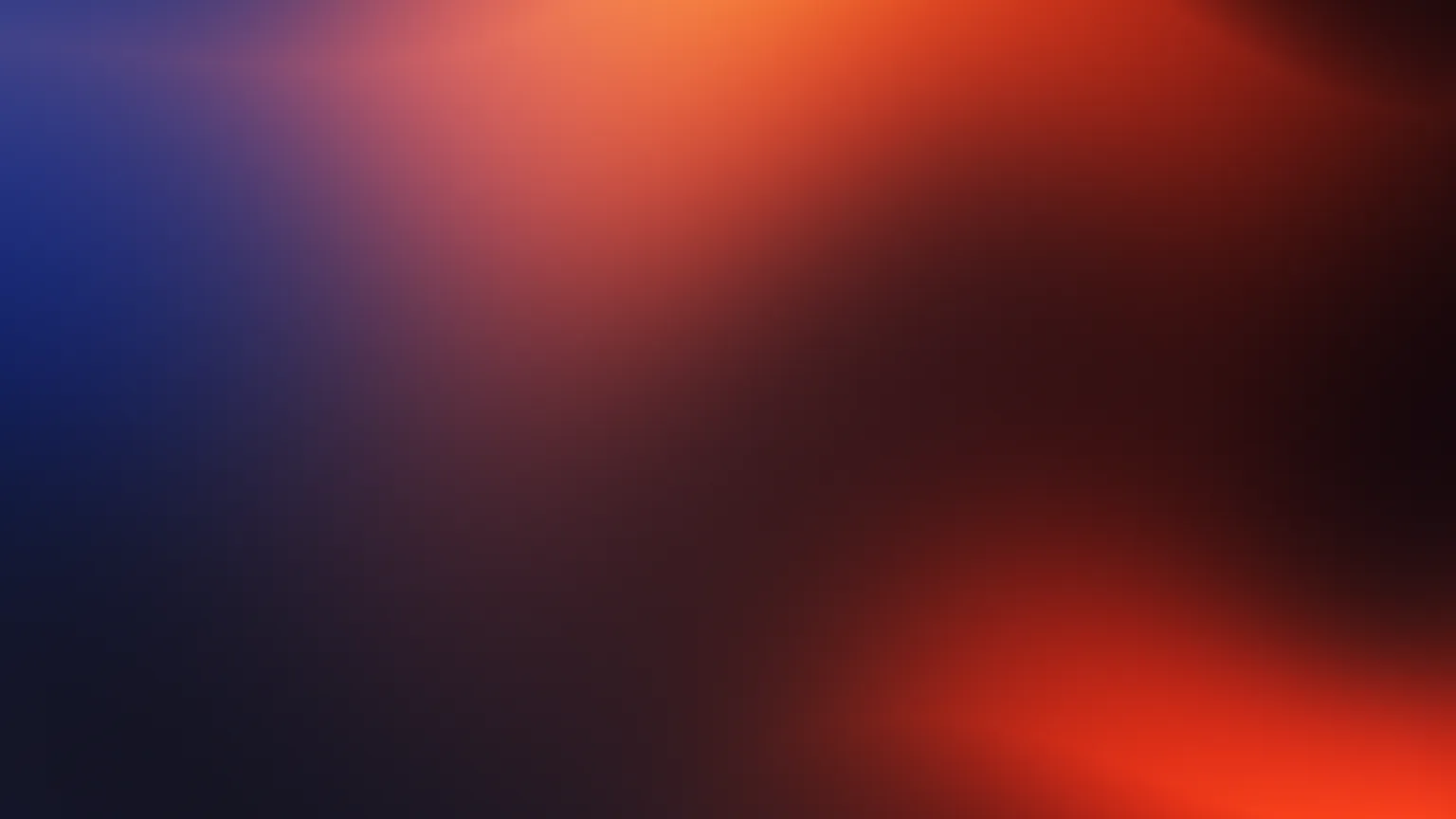 Abstrakter Hintergrund in Blau- und Rottönen – 3D-Animation mit weichen Farbverläufen und Lichtreflexen, die Tiefe, Bewegung und moderne visuelle Dynamik erzeugt.