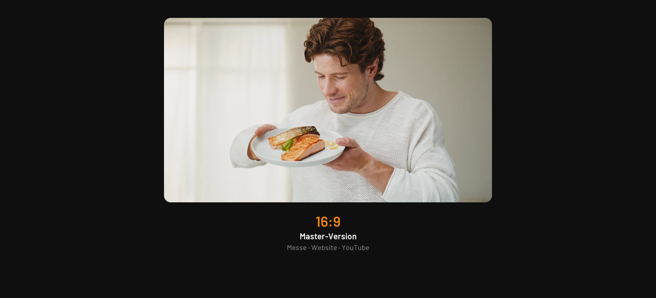 16:9 Master-Version des SEVERIN Werbefilms für Messe, Website und YouTube