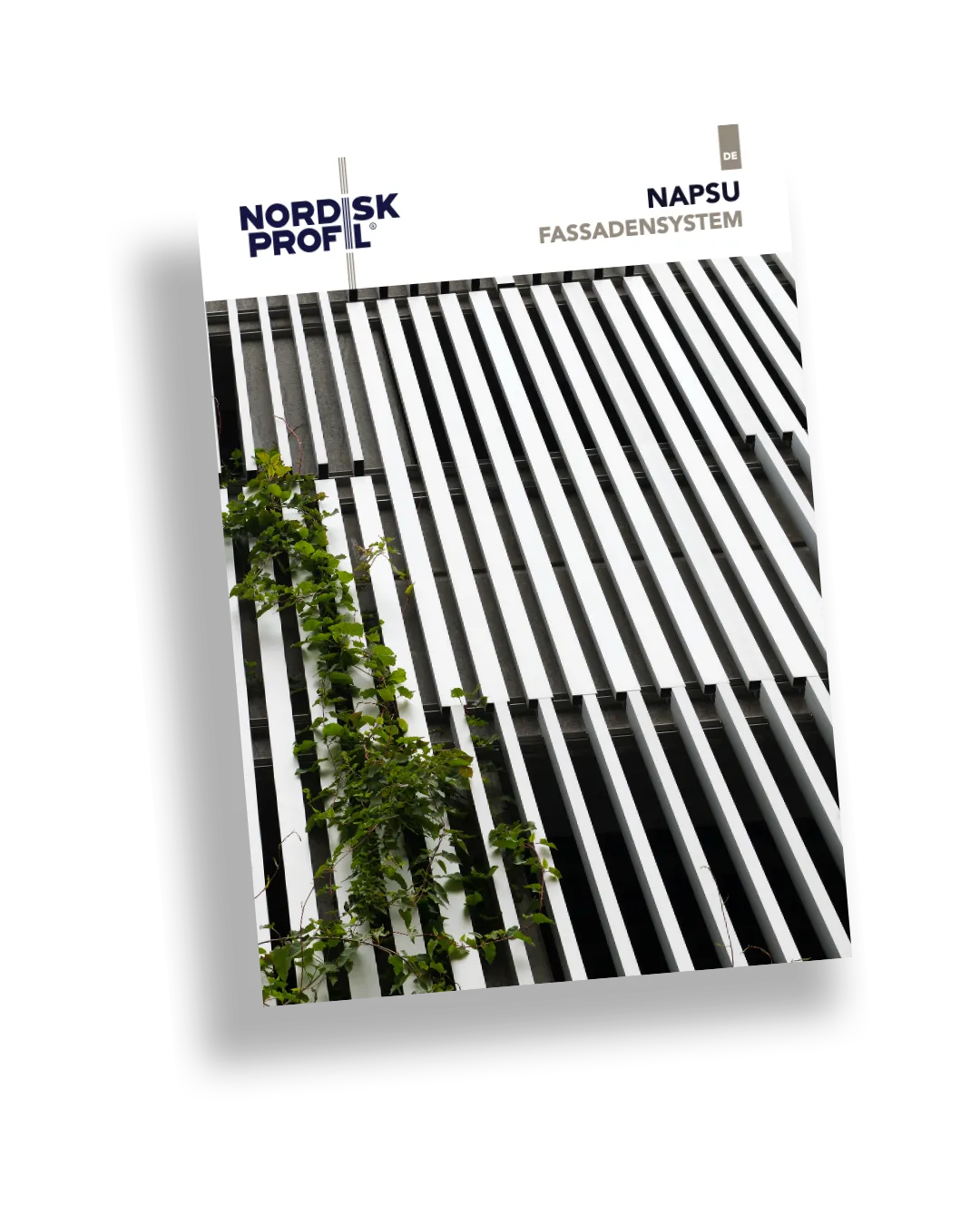 Titelseite der Broschüre Napsu Fassadensystem