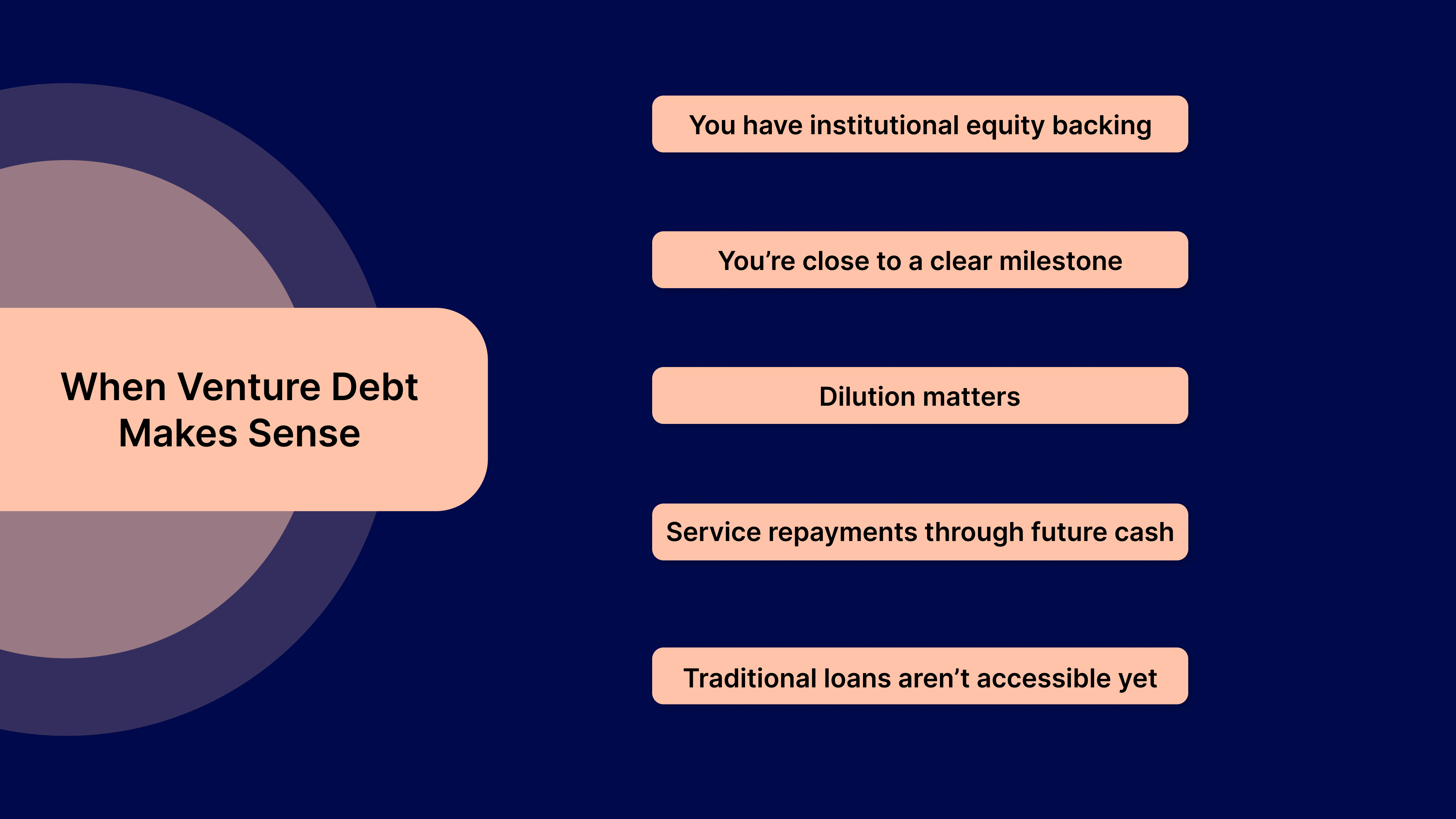 When Venture Debt Makes Sense