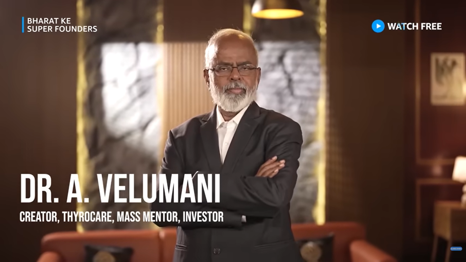 Dr A. Velumani Bharat Ke Super Founders