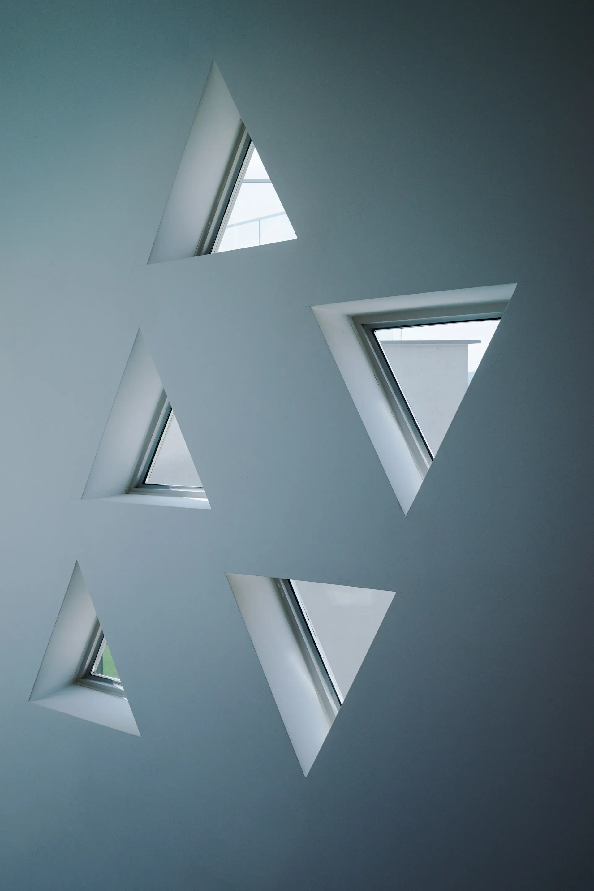 Triangle shaped windows