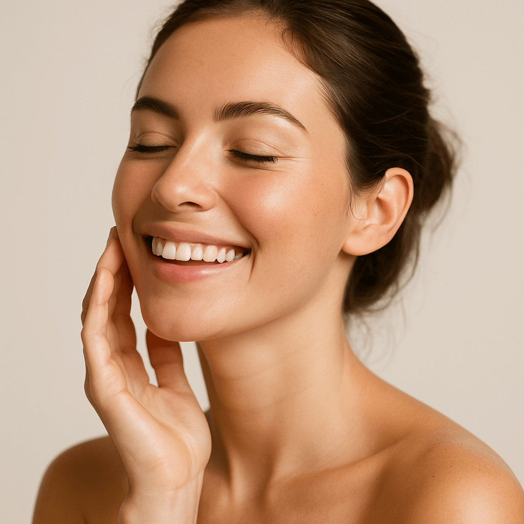 rejuvenated skin glowing after a Chemical peel maitland